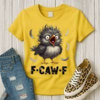 Funny Baby Chicken F-Caw-F Chick Women's T-Shirt thumb 3