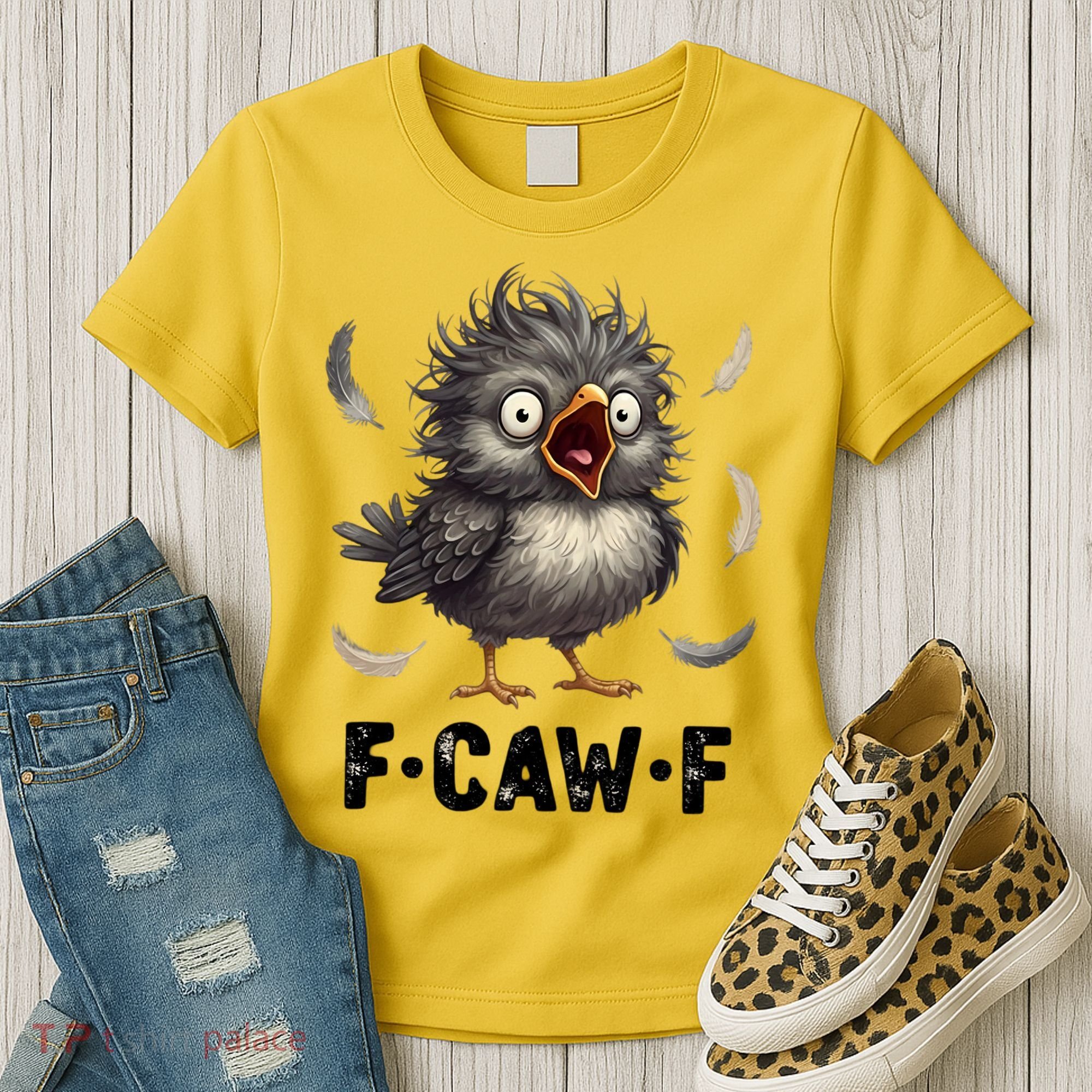 Funny Baby Chicken F-Caw-F Chick Women's T-Shirt