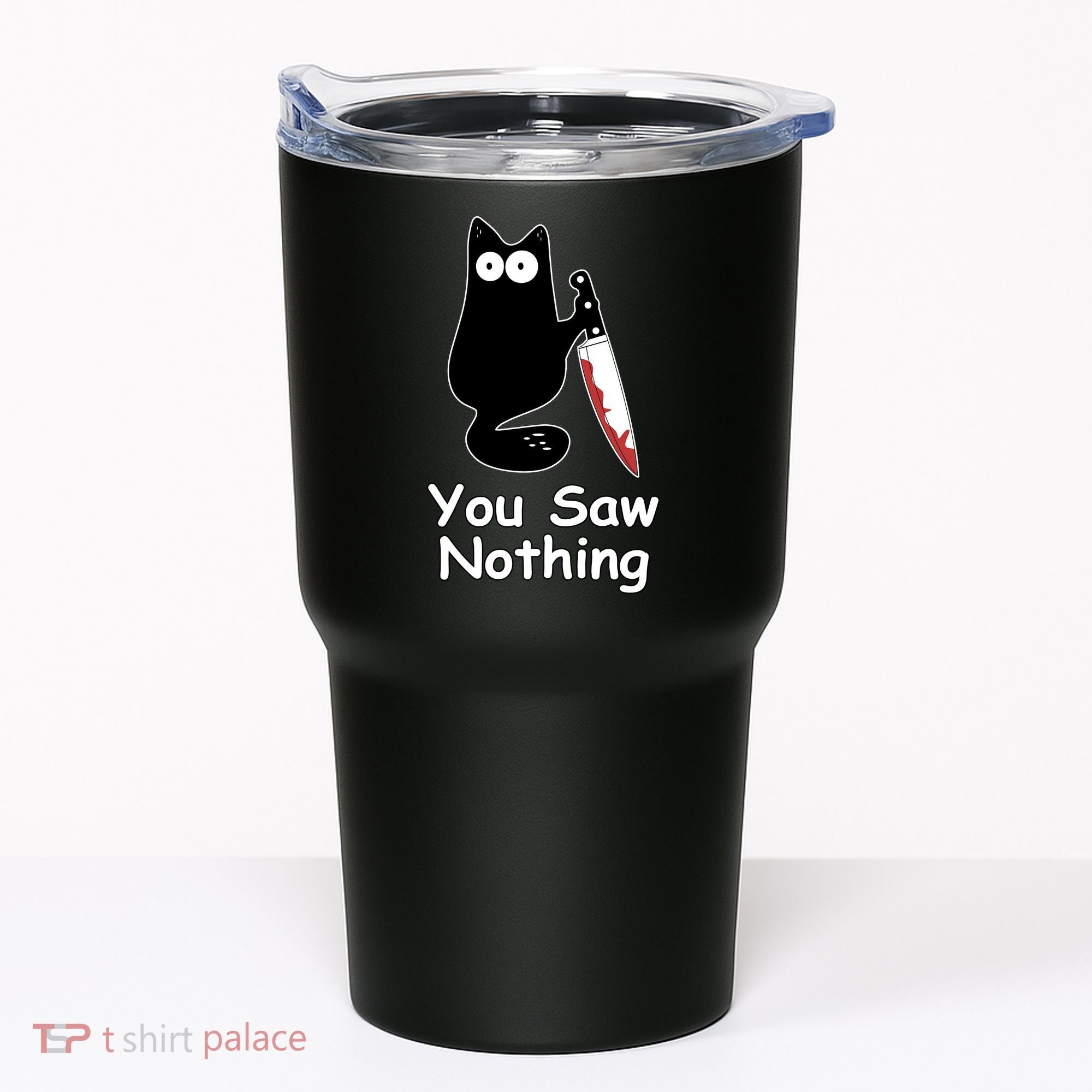 Funny Black Cat Meme You Saw Nothing Tumbler