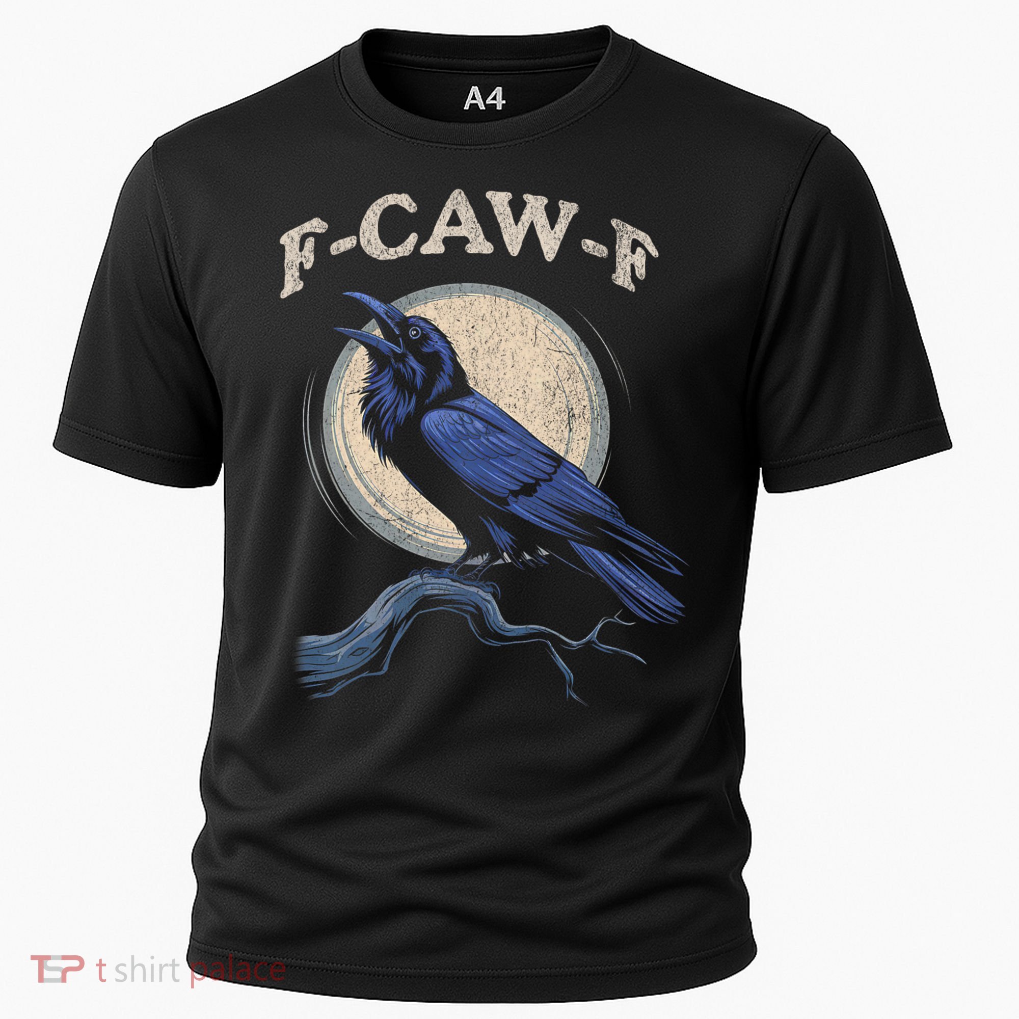 Funny Black Crow F-Caw-F Crow Lover Cooling Performance Crew T-Shirt