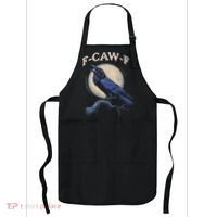 Funny Black Crow F-Caw-F Crow Lover Apron thumb 0