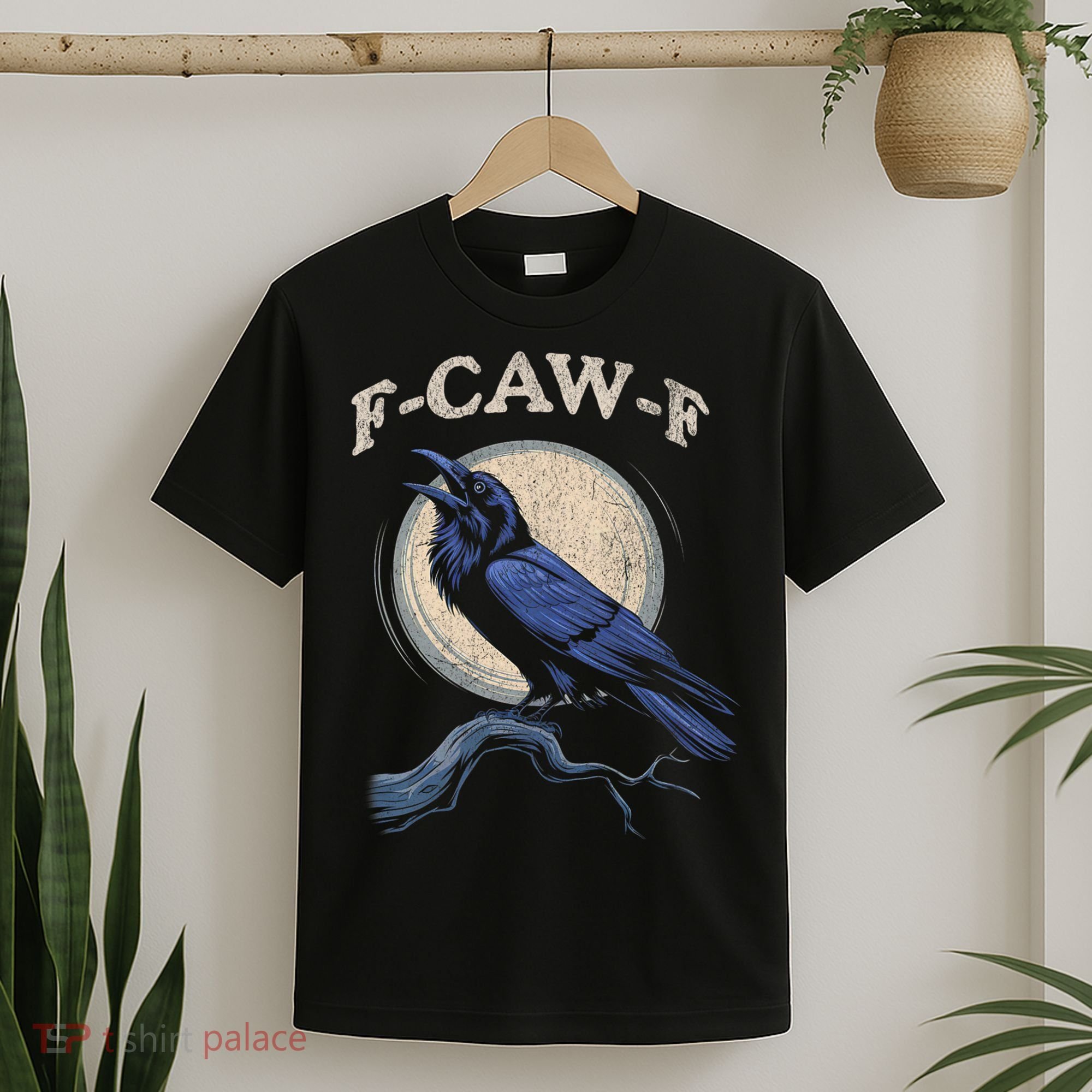 Funny Black Crow F-Caw-F Crow Lover T-Shirt