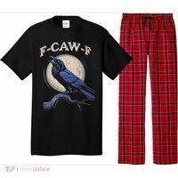Funny Black Crow F-Caw-F Crow Lover Pajama Set thumb 0
