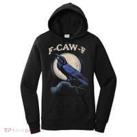 Funny Black Crow F-Caw-F Crow Lover Women's Hoodie thumb 0