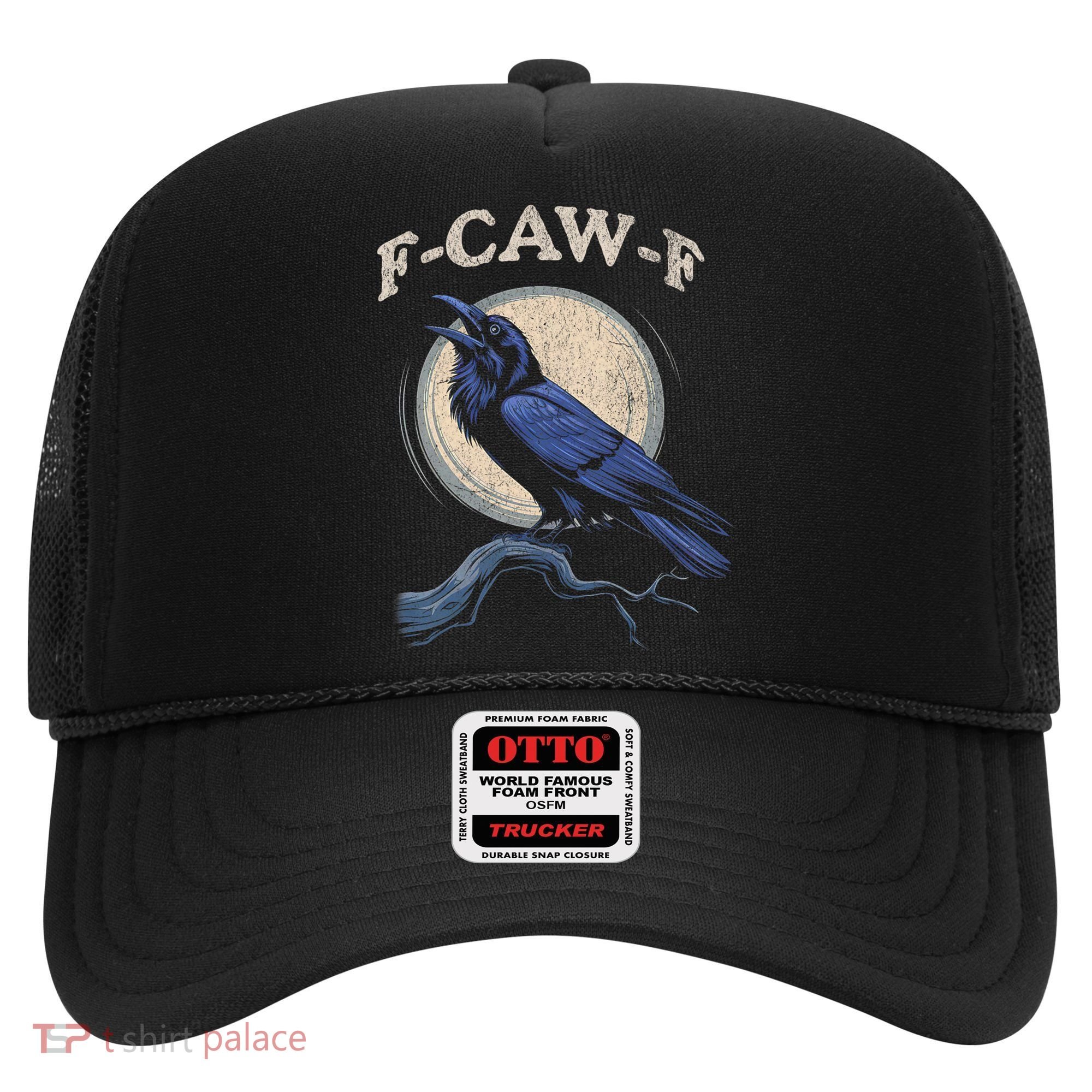 Funny Black Crow F-Caw-F Crow Lover Hat