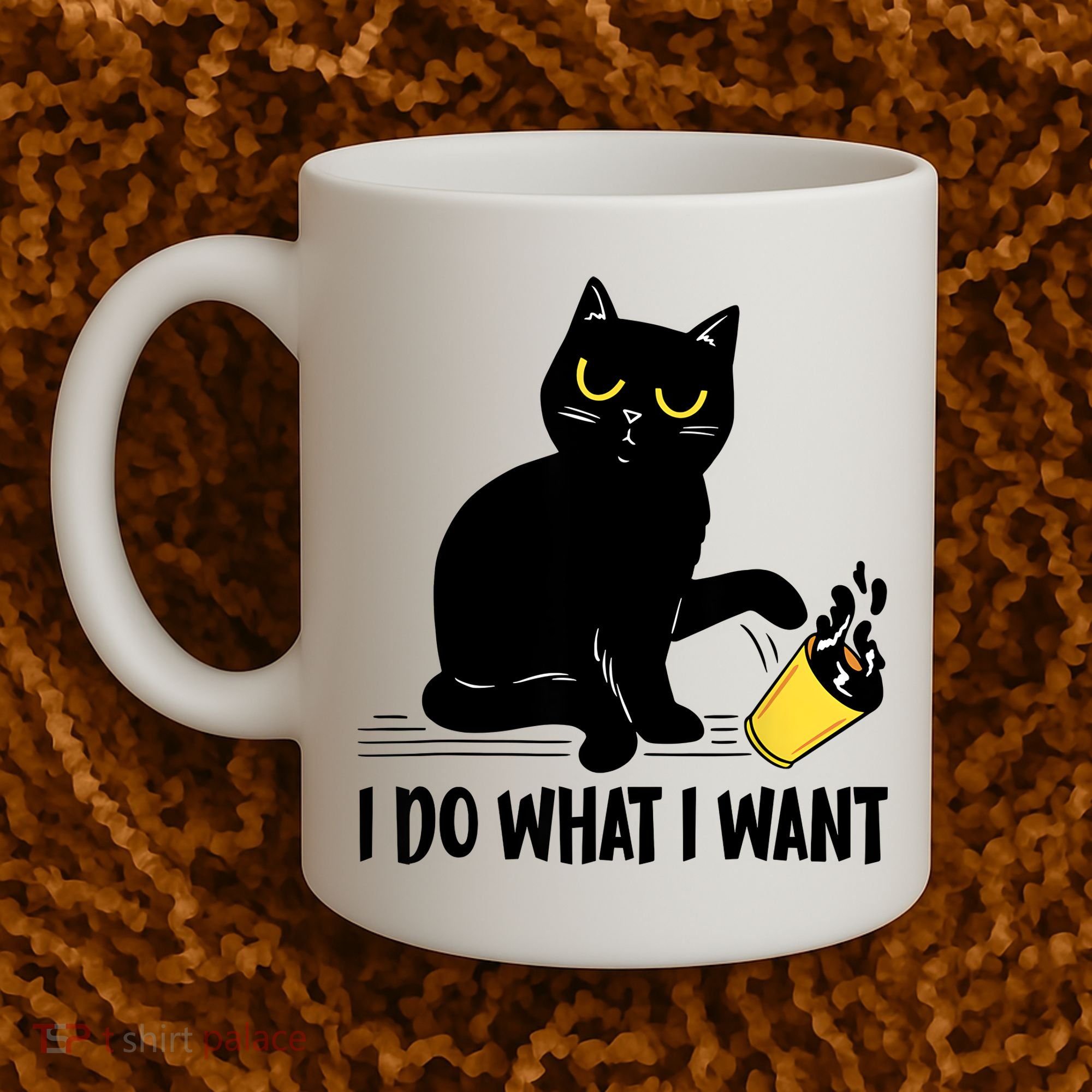 Funny Black Cat I Do What I Want Cat Lover Gifts Coffee Mug