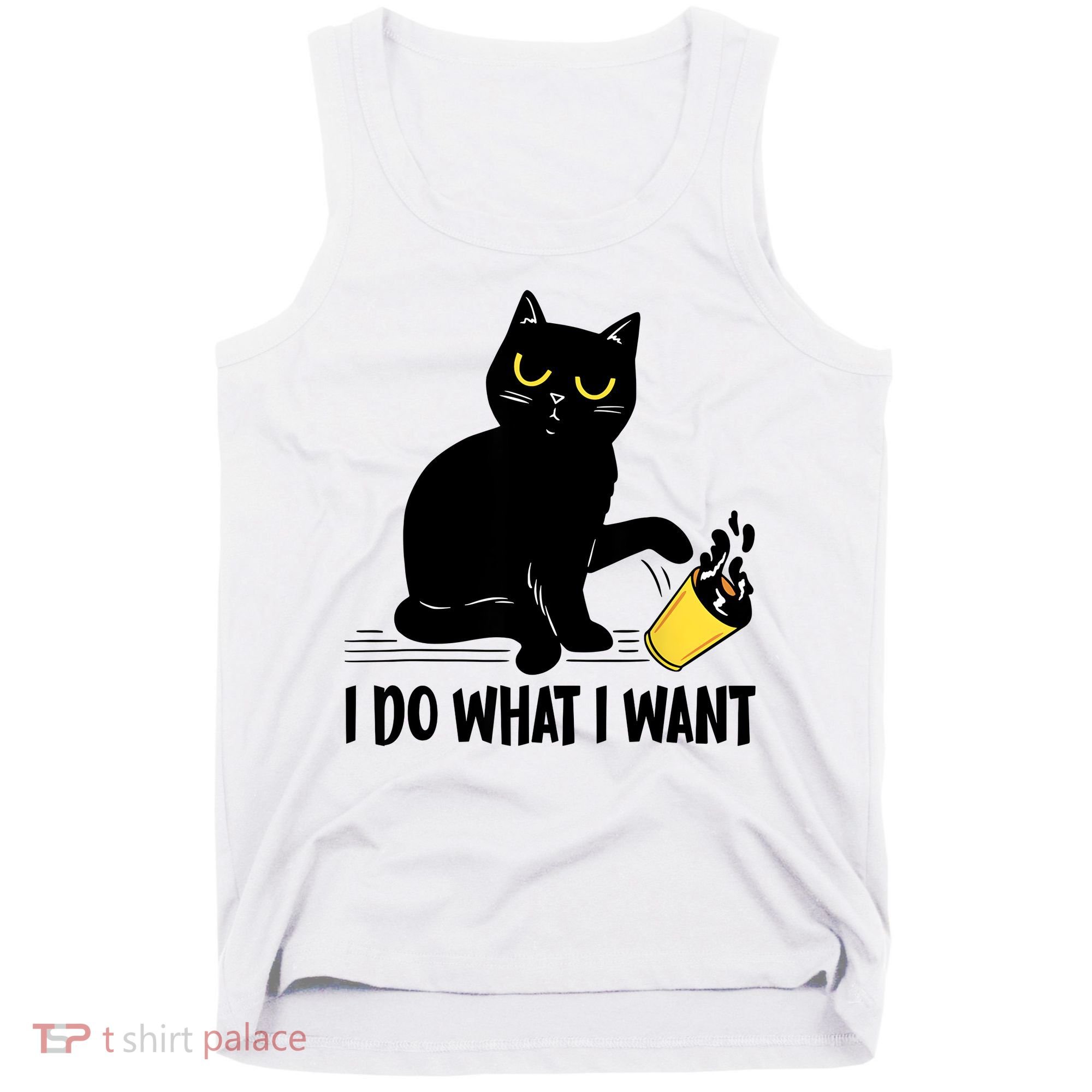 Funny Black Cat I Do What I Want Cat Lover Gifts Tank Top