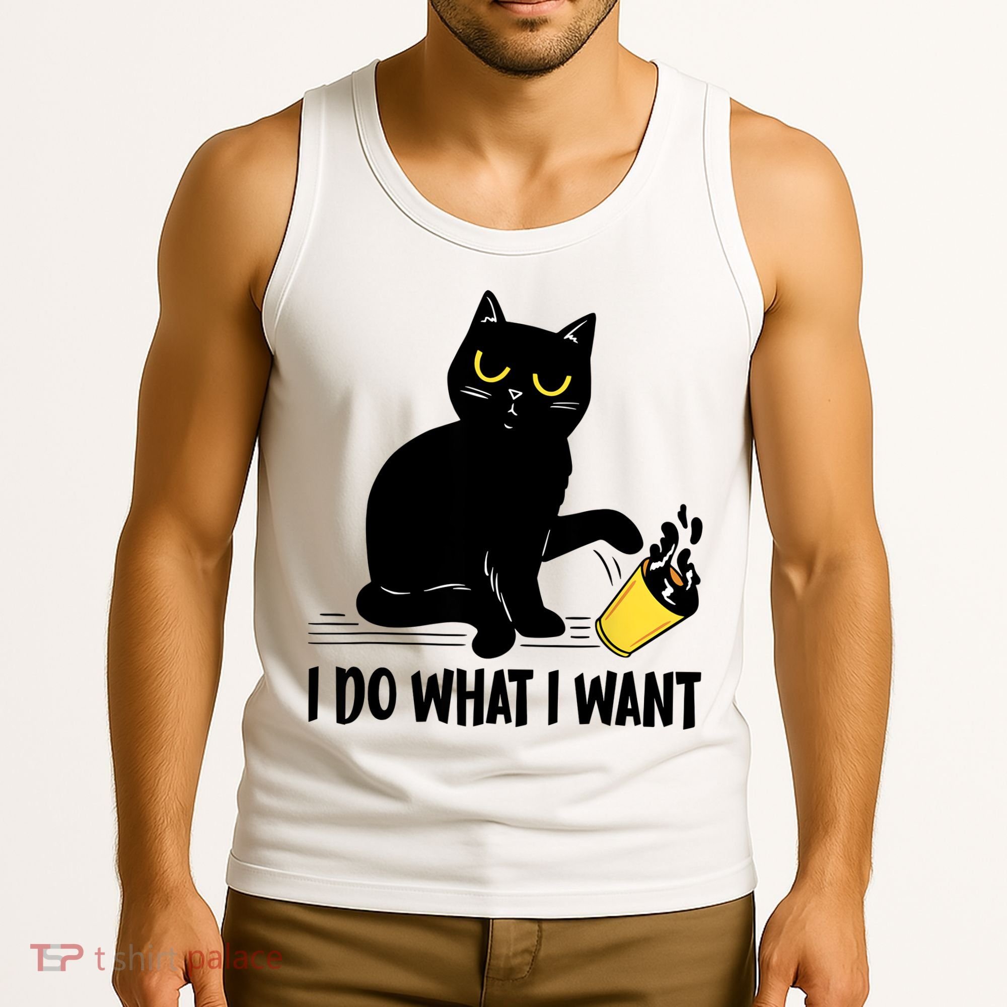 Funny Black Cat I Do What I Want Cat Lover Gifts Tank Top