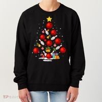 Funny Bowling Christmas Tree Lights Xmas Gifts Women's Sweatshirt thumb 0