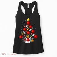 Funny Bowling Christmas Tree Lights Xmas Gifts Women's Tank Top thumb 0
