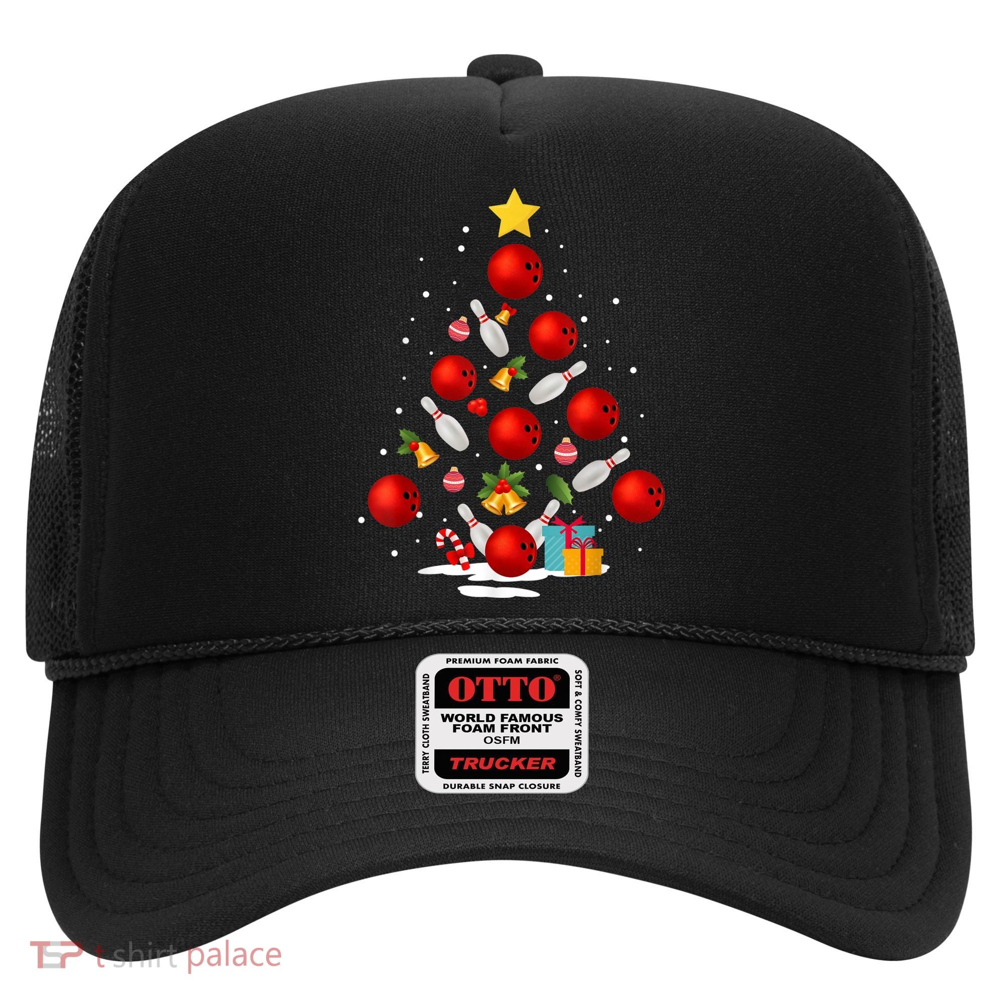 Funny Bowling Christmas Tree Lights Xmas Gifts Hat