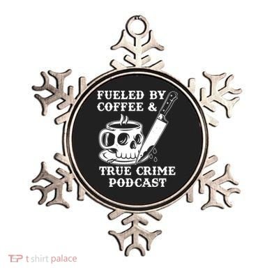 Fueled By Coffee And True Crime Podcast Ornament