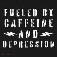 Fueled By Caffeine And Depression Hoodie thumb 2
