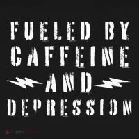 Fueled By Caffeine And Depression Hoodie thumb 2