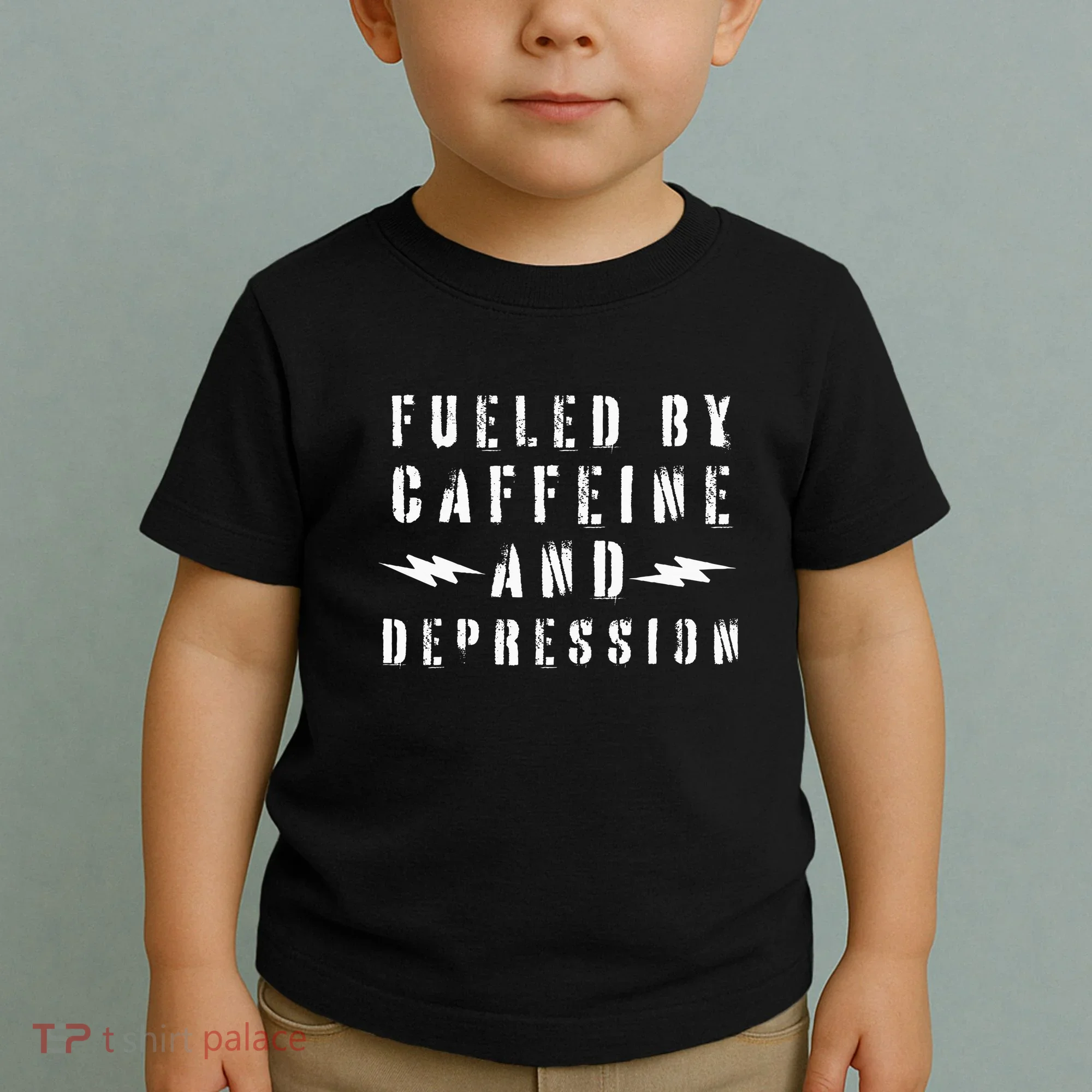Fueled By Caffeine And Depression Toddler T-Shirt