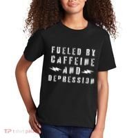 Fueled By Caffeine And Depression Kids T-Shirt thumb 2