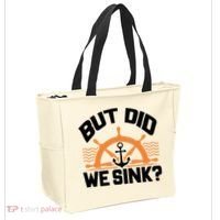 Funny Boat Captain Gift For Boater Men Women Cool Boating Tote Bag thumb 2