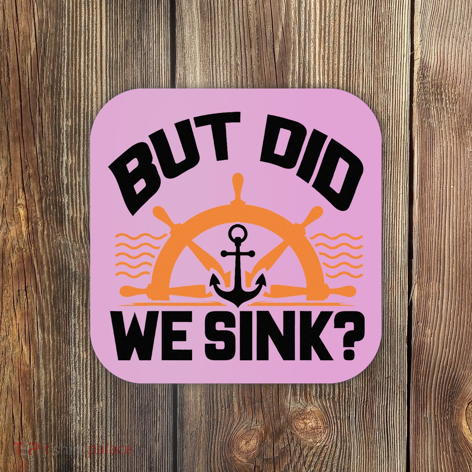 Funny Boat Captain Gift For Boater Men Women Cool Boating Coaster