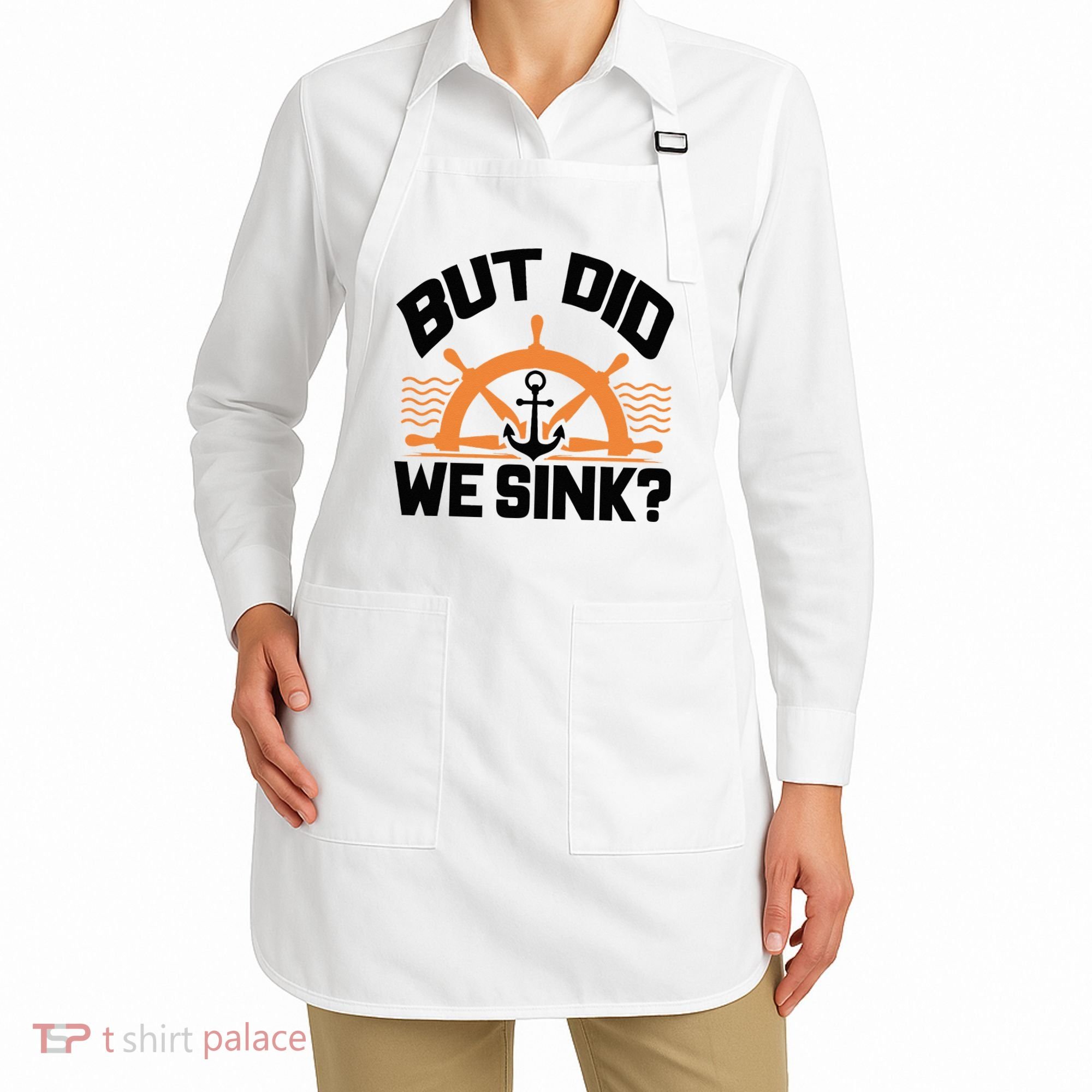 Funny Boat Captain Gift For Boater Men Women Cool Boating Apron