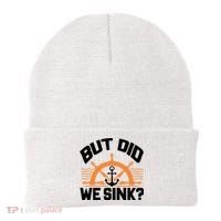 Funny Boat Captain Gift For Boater Men Women Cool Boating Beanie thumb 0