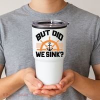 Funny Boat Captain Gift For Boater Men Women Cool Boating Tumbler thumb 2