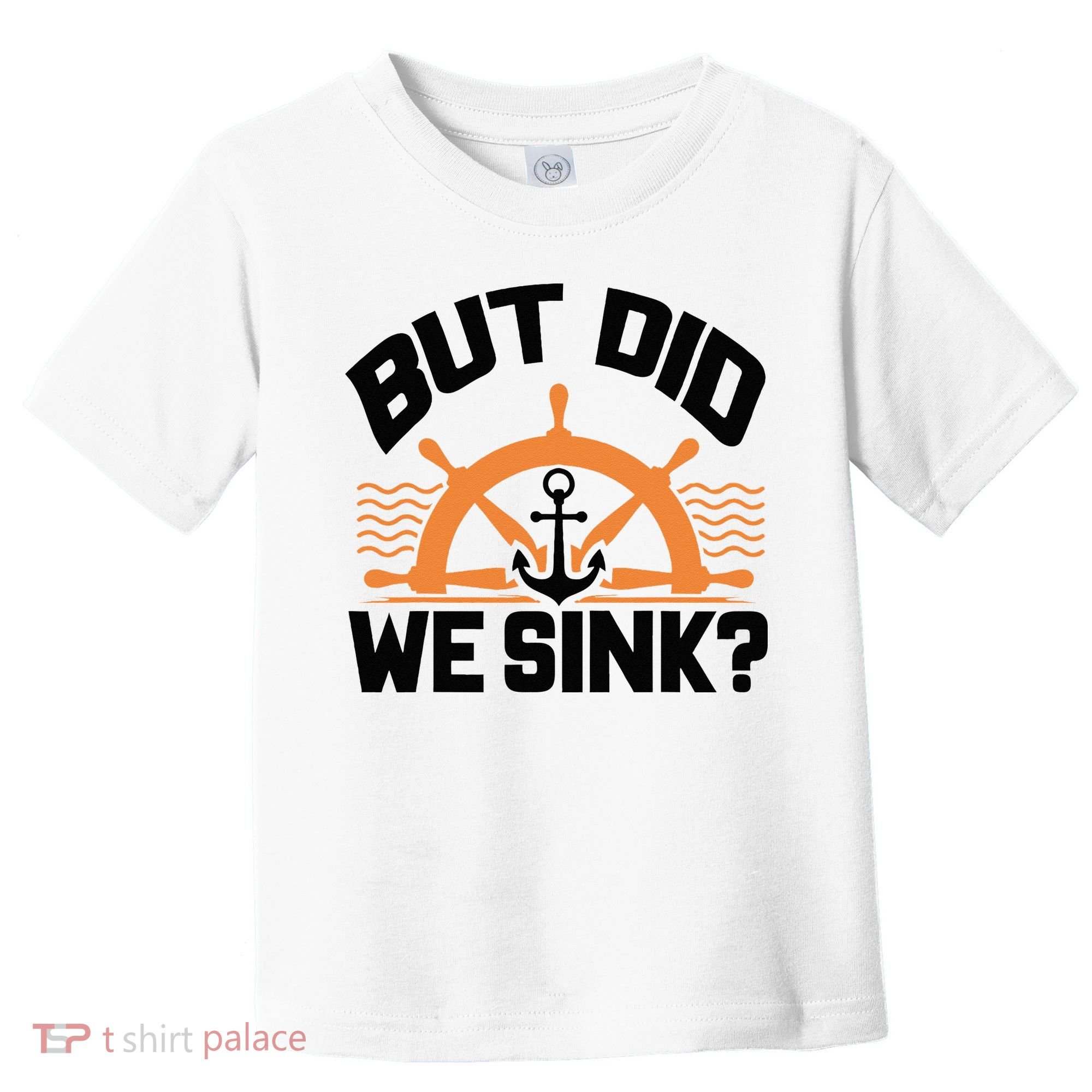 Funny Boat Captain Gift For Boater Men Women Cool Boating Toddler T-Shirt