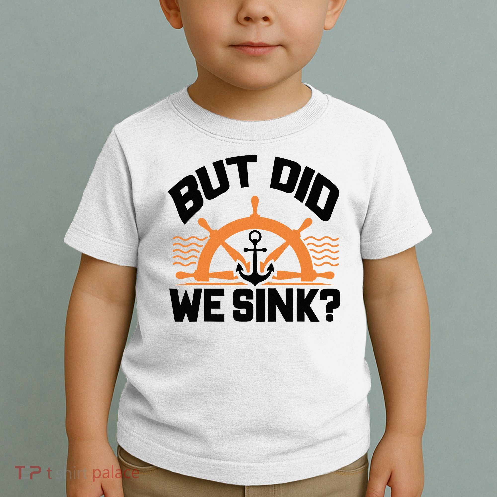 Funny Boat Captain Gift For Boater Men Women Cool Boating Toddler T-Shirt
