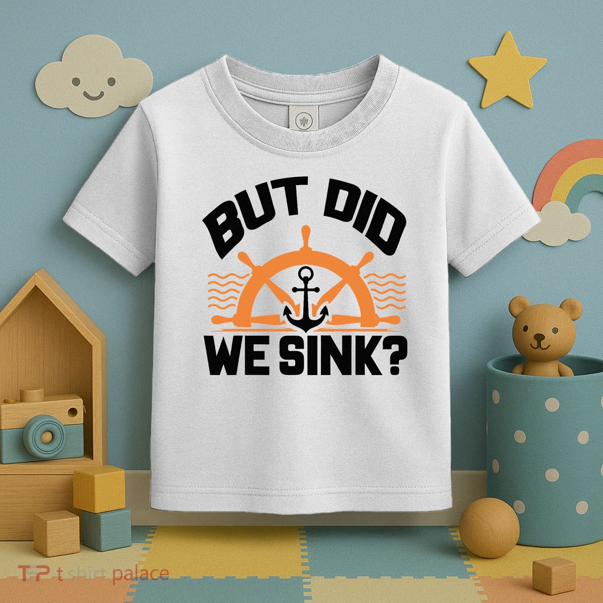 Funny Boat Captain Gift For Boater Men Women Cool Boating Toddler T-Shirt
