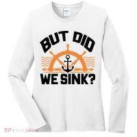 Funny Boat Captain Gift For Boater Men Women Cool Boating Women's Long Sleeve Shirt thumb 0