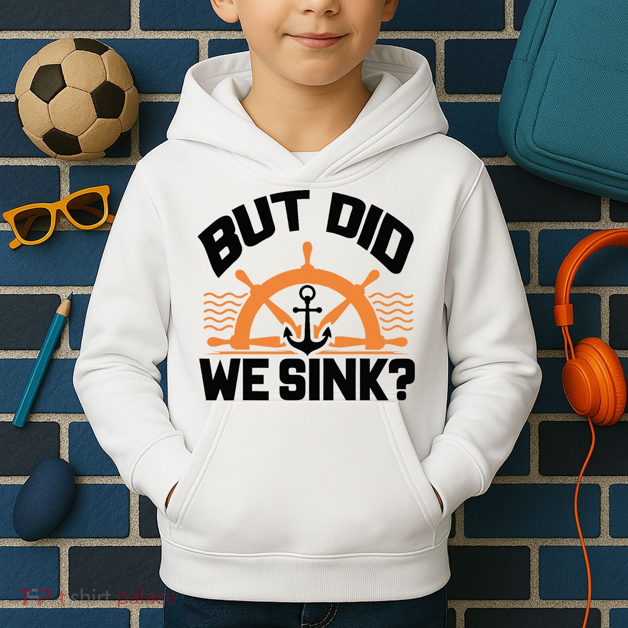 Funny Boat Captain Gift For Boater Men Women Cool Boating Kids Hoodie