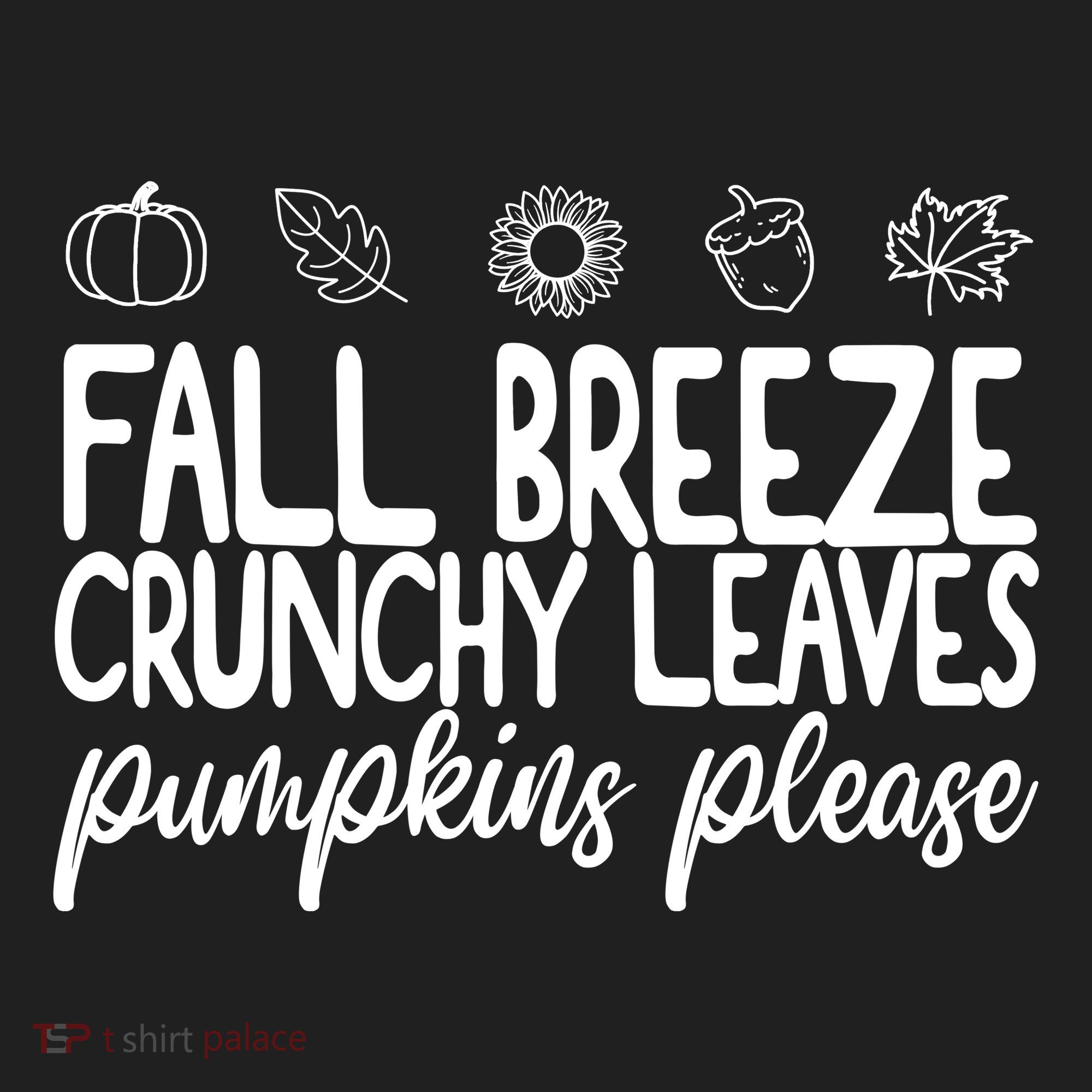 Fall Breeze Crunchy Leaves Pumpkins Please Beanie