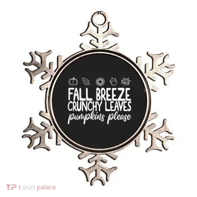 Fall Breeze Crunchy Leaves Pumpkins Please Ornament