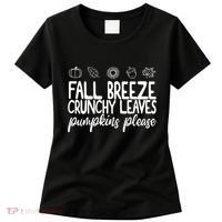 Fall Breeze Crunchy Leaves Pumpkins Please Women's T-Shirt thumb 0