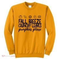 Fall Breeze Crunchy Leaves Pumpkins Please Sweatshirt thumb 0