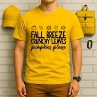 Fall Breeze Crunchy Leaves Pumpkins Please T-Shirt thumb 6