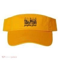 Fall Breeze Crunchy Leaves Pumpkins Please Visor thumb 0