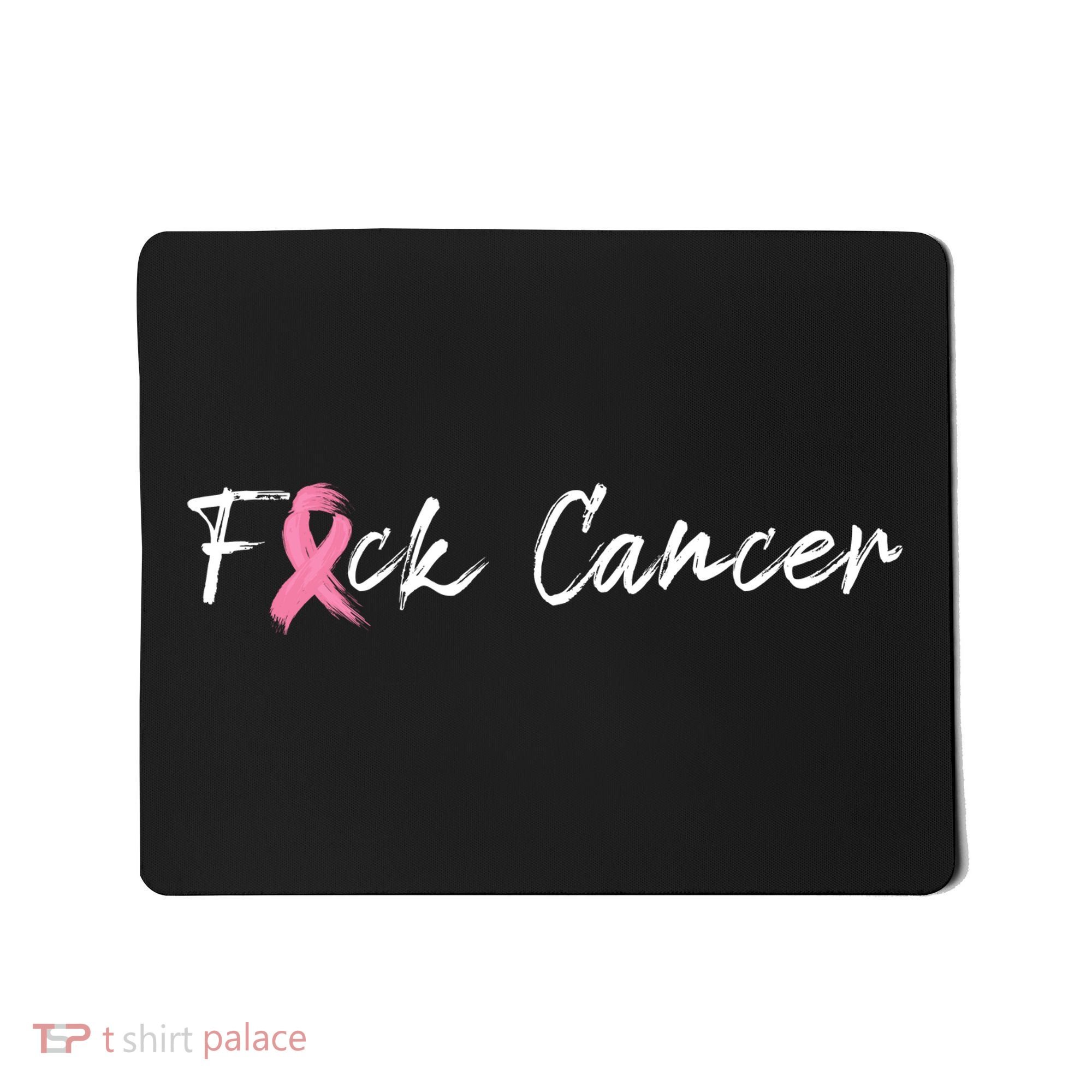 Fuck Breast Cancer | Pink Ribbon Mousepad
