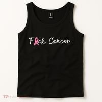 Fuck Breast Cancer | Pink Ribbon Tank Top thumb 2