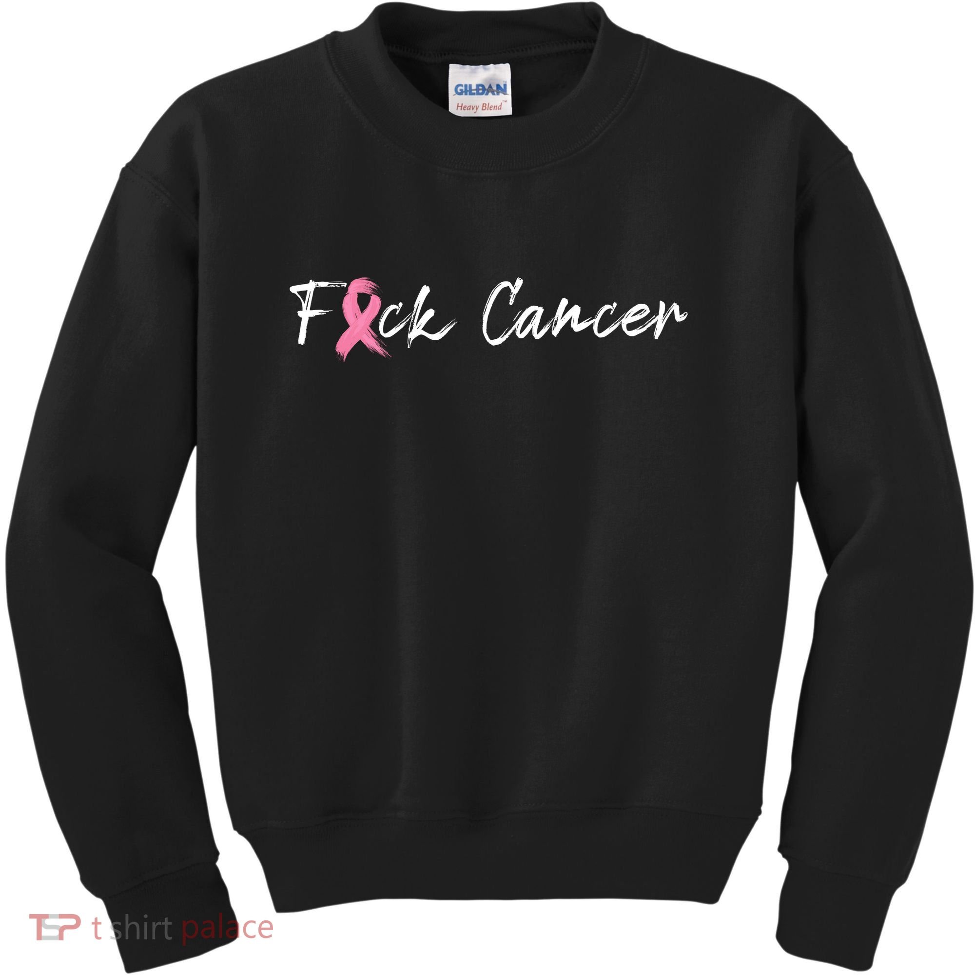 Fuck Breast Cancer | Pink Ribbon Kids Sweatshirt