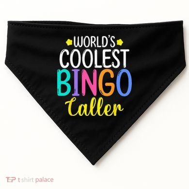 Funny Bingo Caller Gambling Bingo Player Bingo USA-Made Doggie Bandana