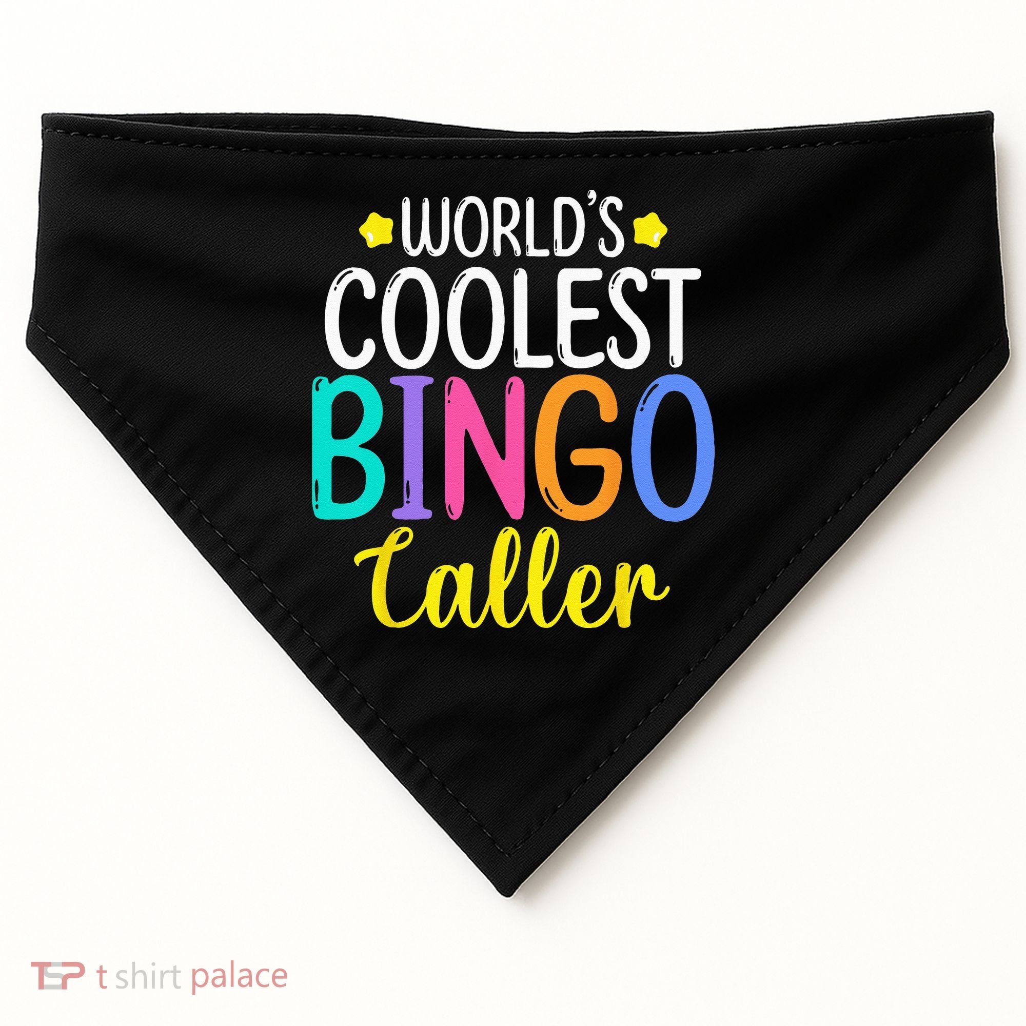 Funny Bingo Caller Gambling Bingo Player Bingo USA-Made Doggie Bandana