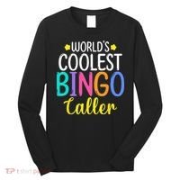 Funny Bingo Caller Gambling Bingo Player Bingo Long Sleeve Shirt thumb 0