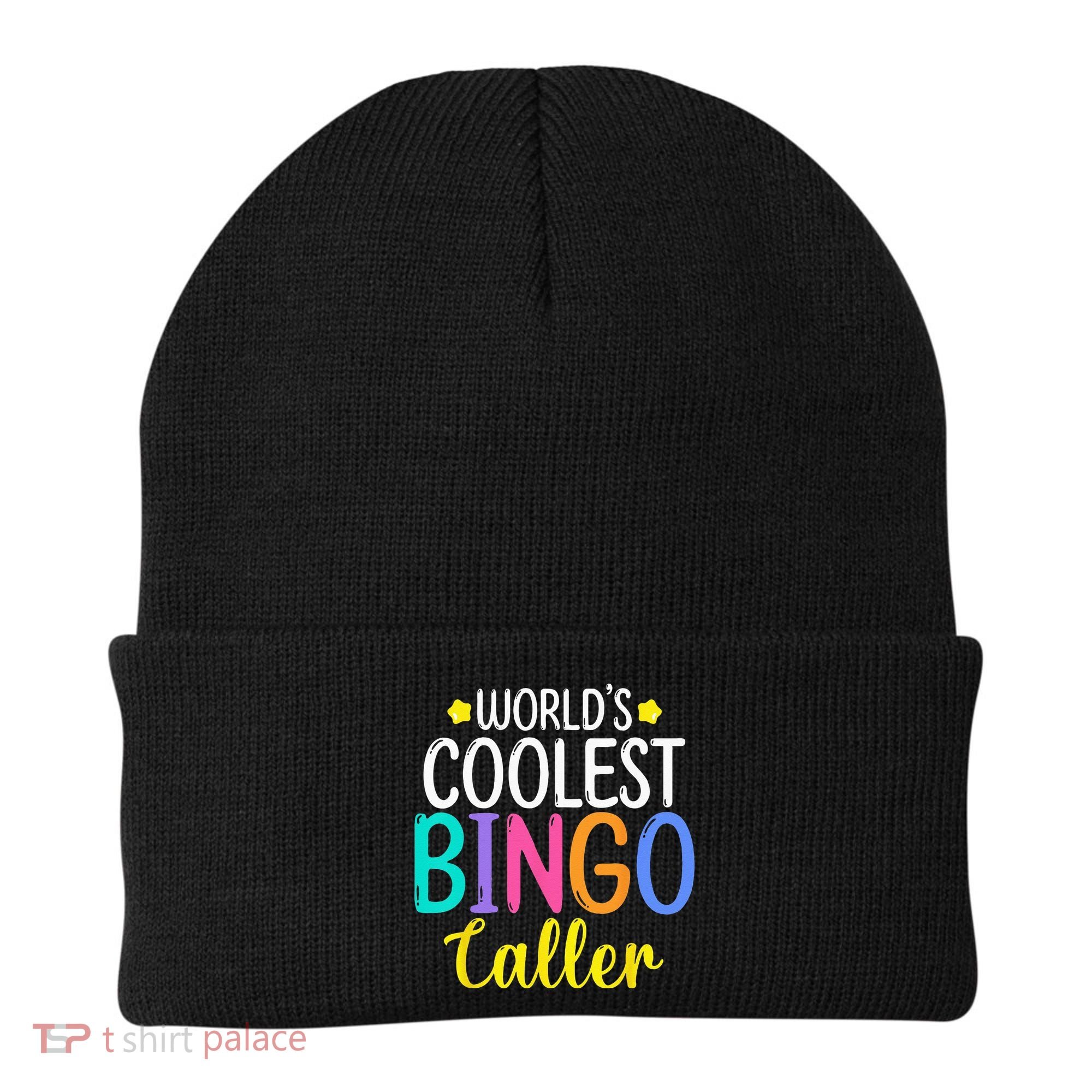 Funny Bingo Caller Gambling Bingo Player Bingo Beanie