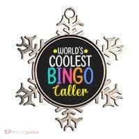 Funny Bingo Caller Gambling Bingo Player Bingo Ornament thumb 0