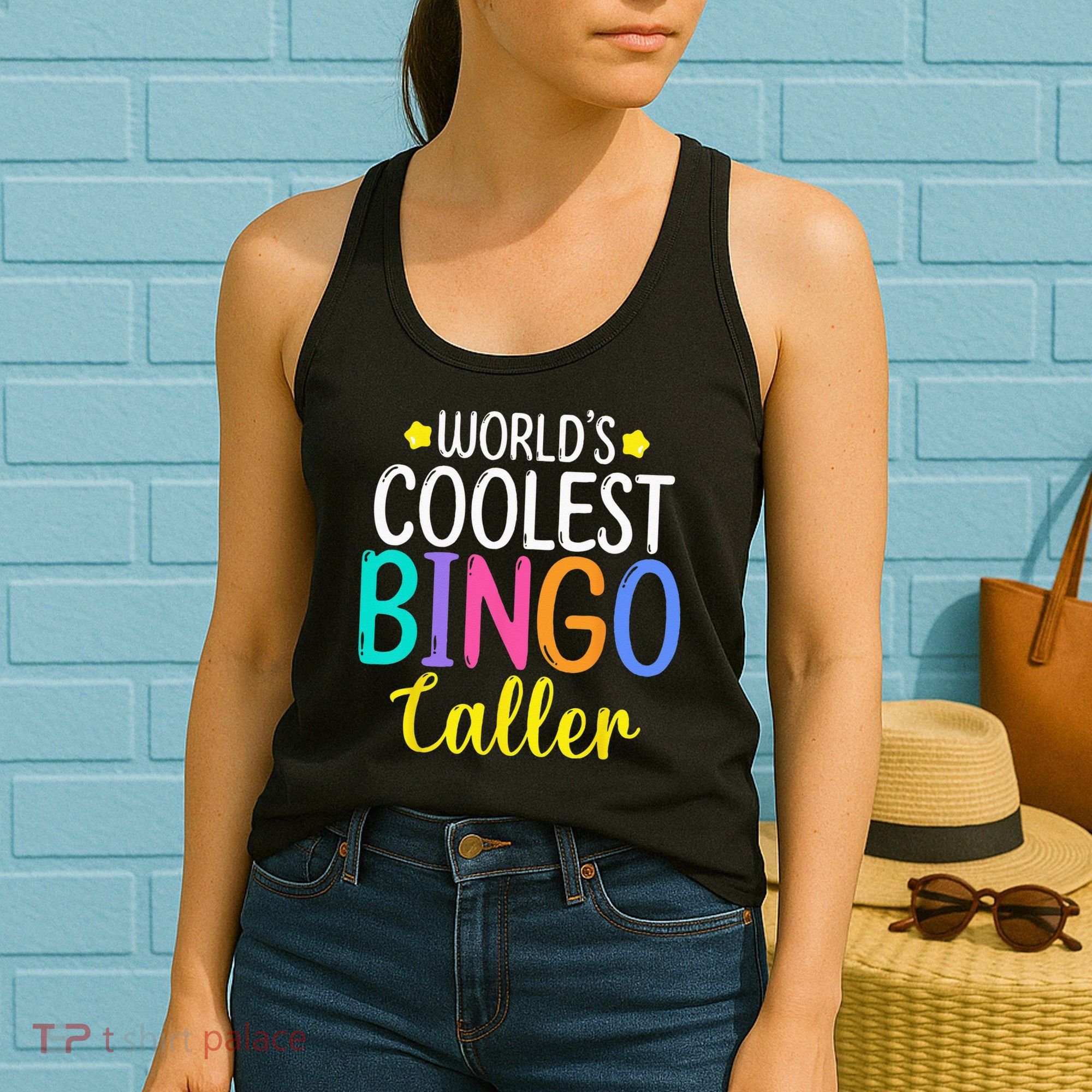 Funny Bingo Caller Gambling Bingo Player Bingo Women's Tank Top