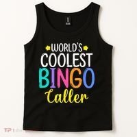 Funny Bingo Caller Gambling Bingo Player Bingo Tank Top thumb 2