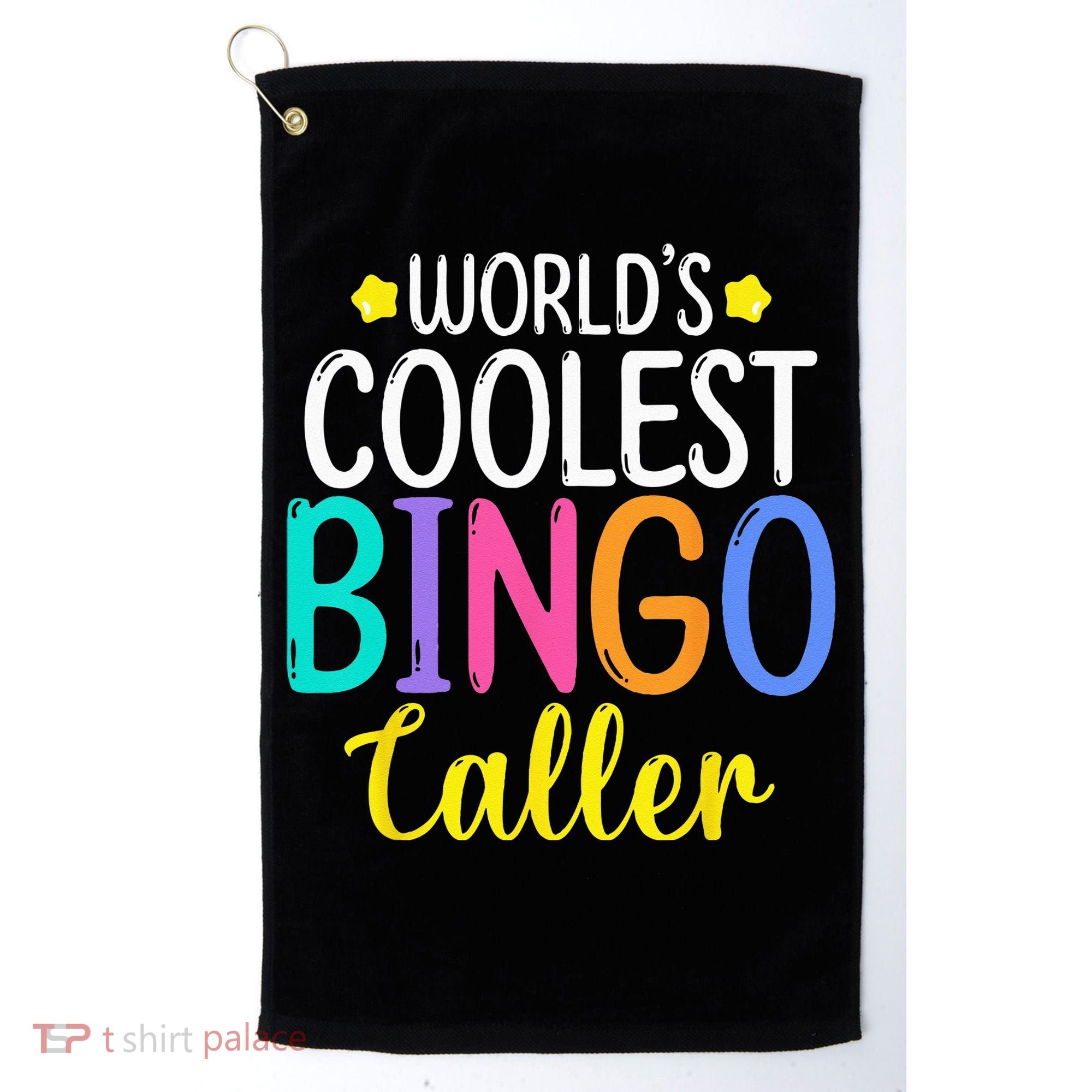 Funny Bingo Caller Gambling Bingo Player Bingo Golf Towel