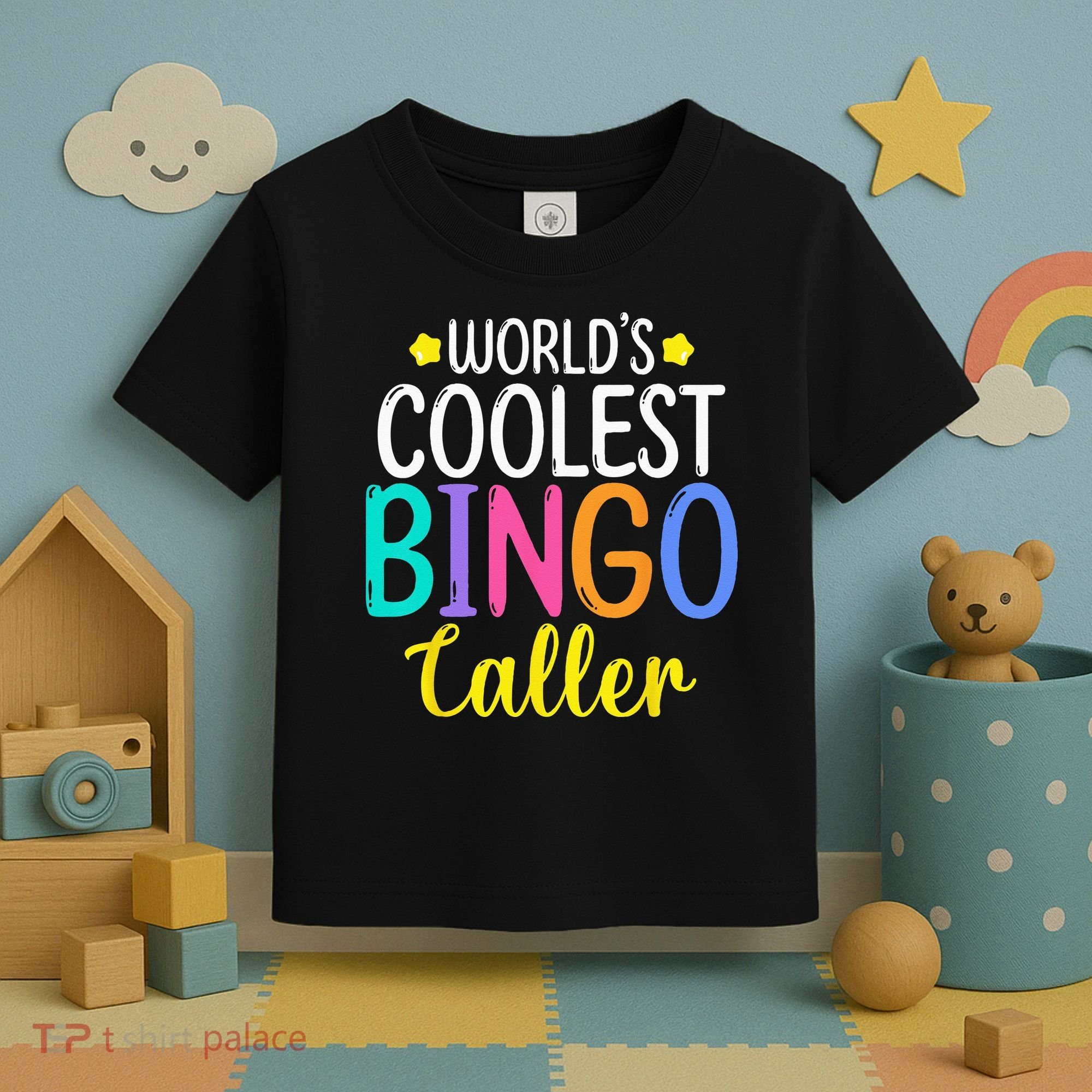 Funny Bingo Caller Gambling Bingo Player Bingo Toddler T-Shirt