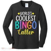Funny Bingo Caller Gambling Bingo Player Bingo Kids Long Sleeve Shirt thumb 0