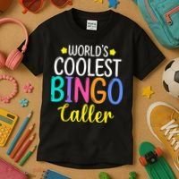 Funny Bingo Caller Gambling Bingo Player Bingo Kids T-Shirt thumb 3